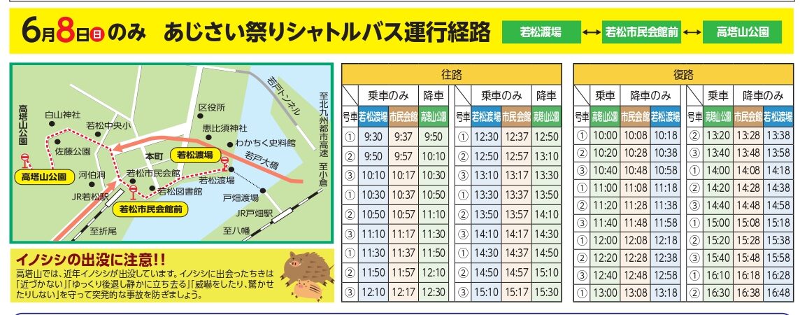 無料シャトルバス
